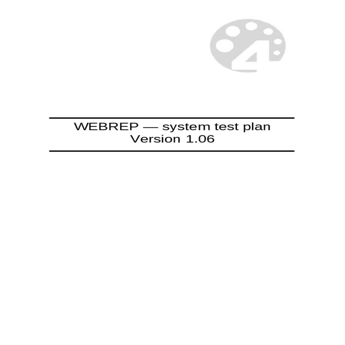 system test procedure specification 001