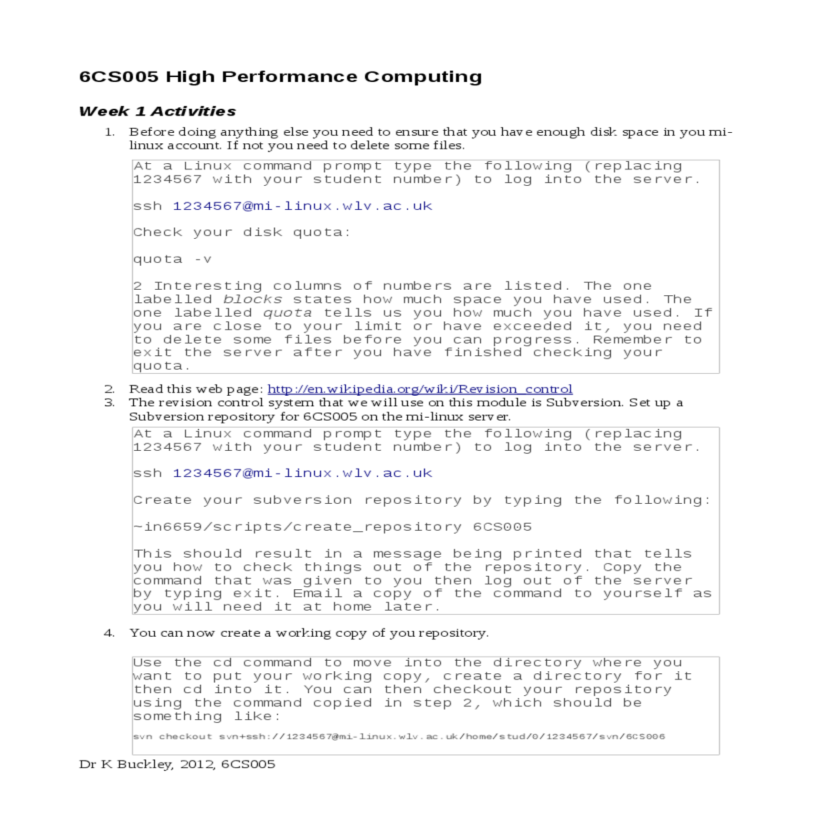 you need add them the repository svn add week