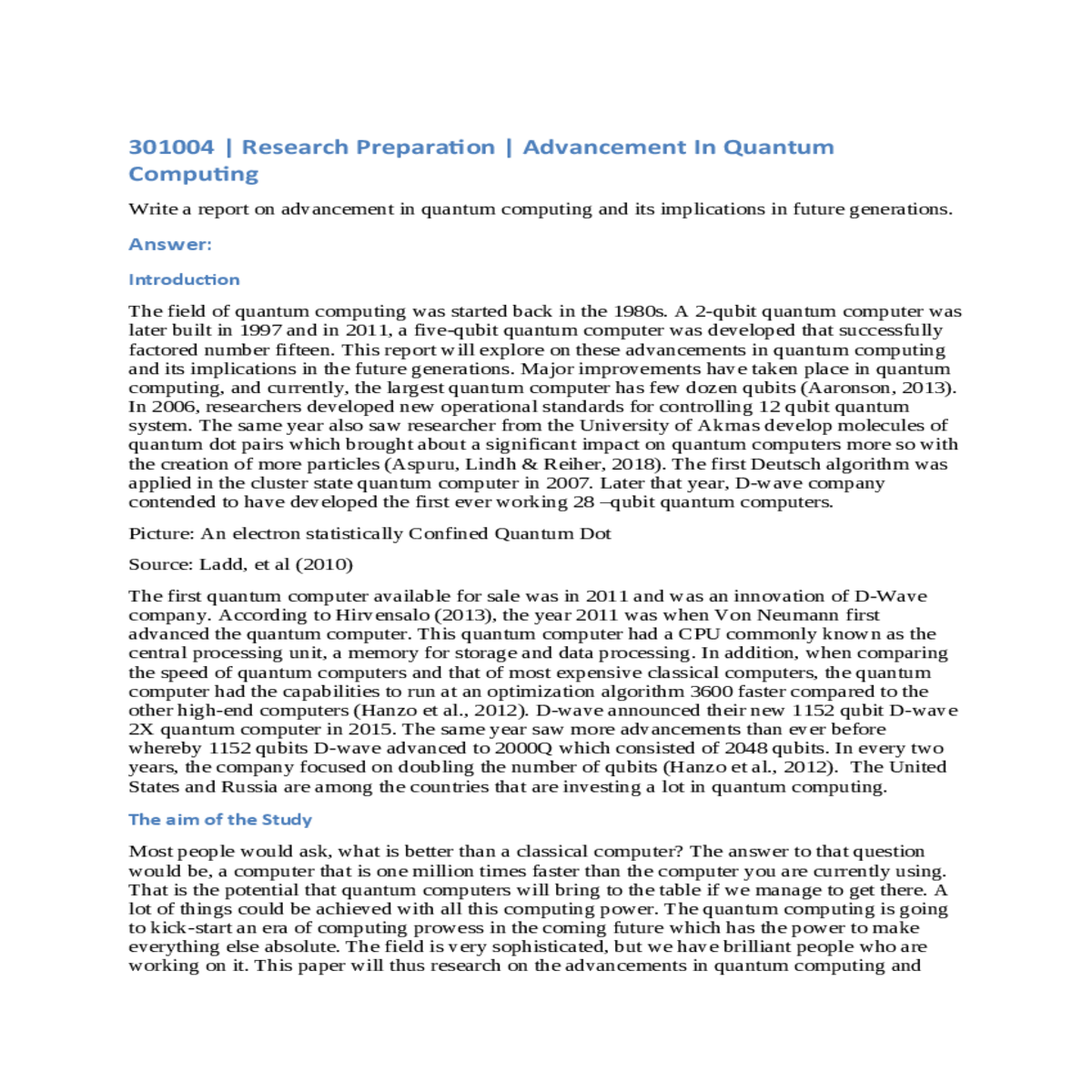 scope and limitations of the study