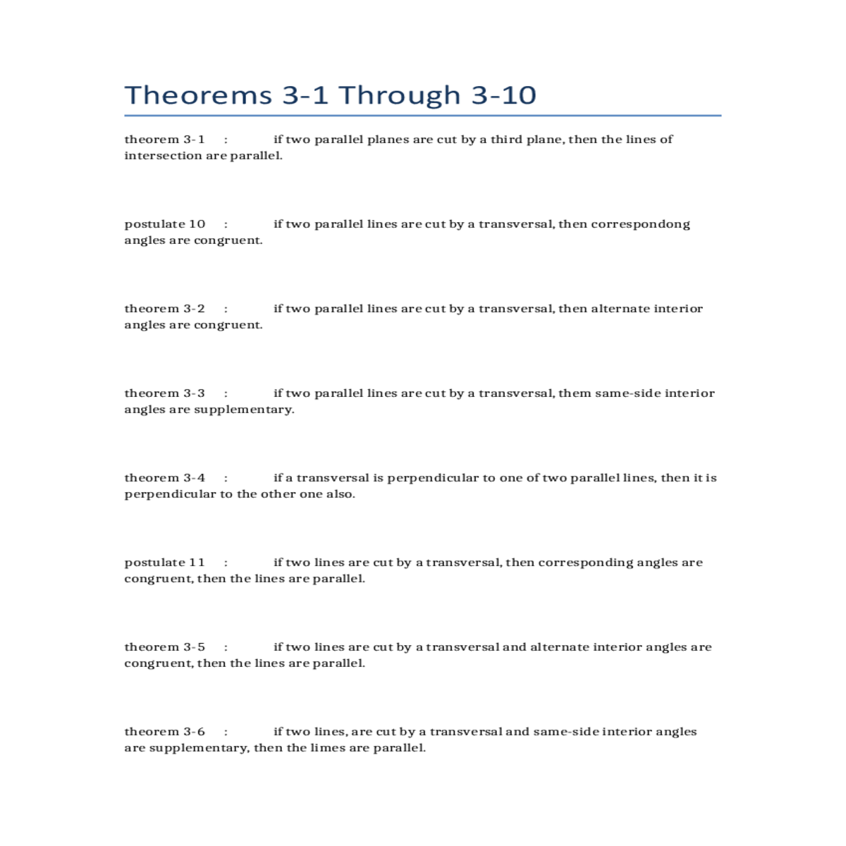 are cut transversal and sameside interior angles a