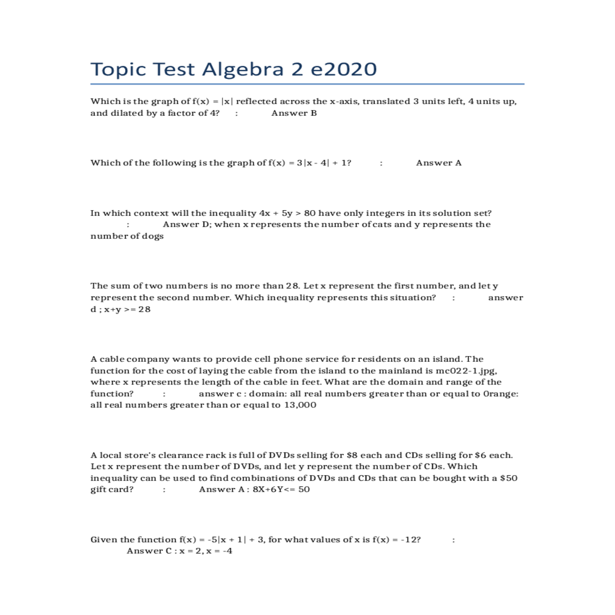 the domain values approach negative infinity