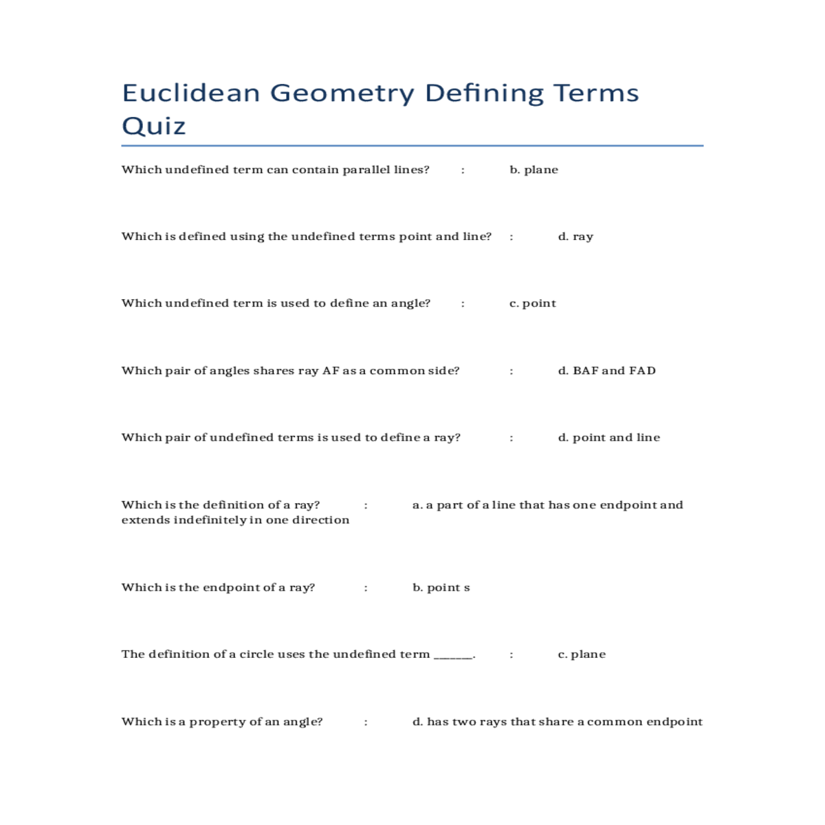 baf and fadwhich pair undefined terms used define 