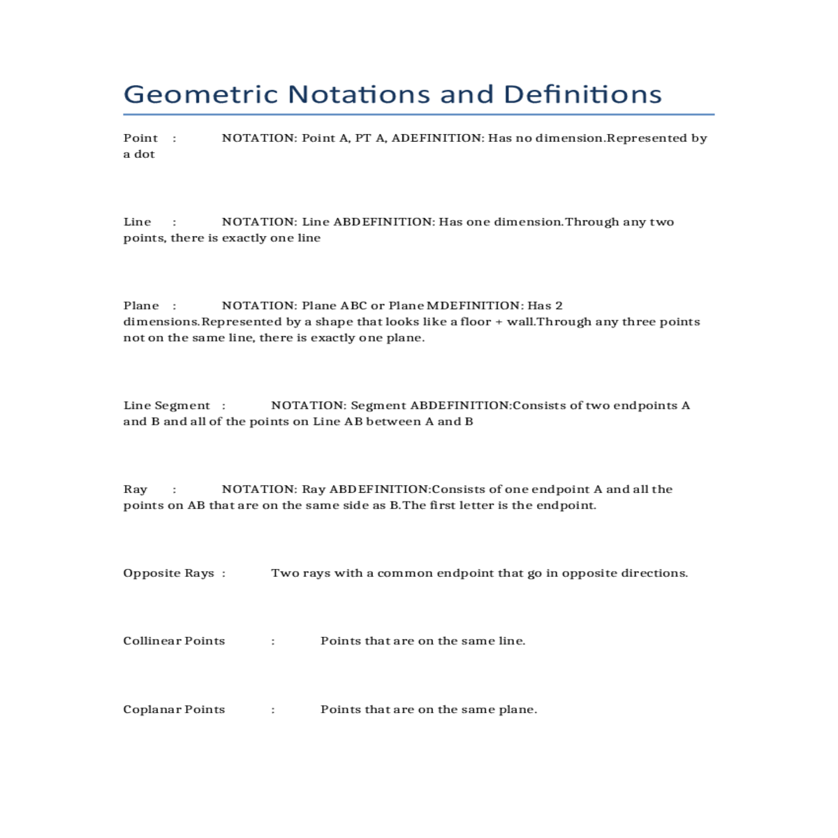 definition lines that intersect form right angle n