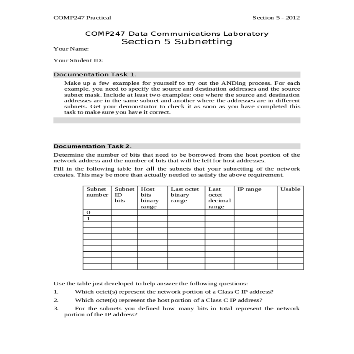are these hosts the same subnet why
