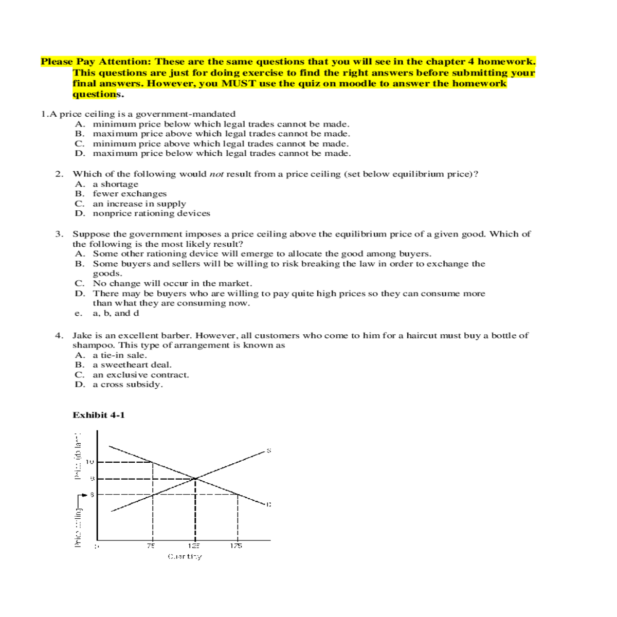 the price ceiling the surplus equals units