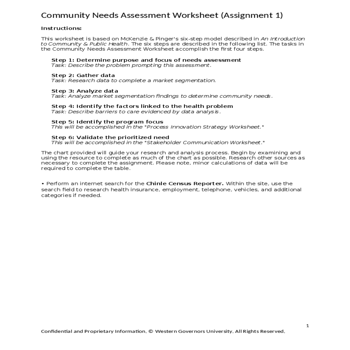 identify factors linked the health problem