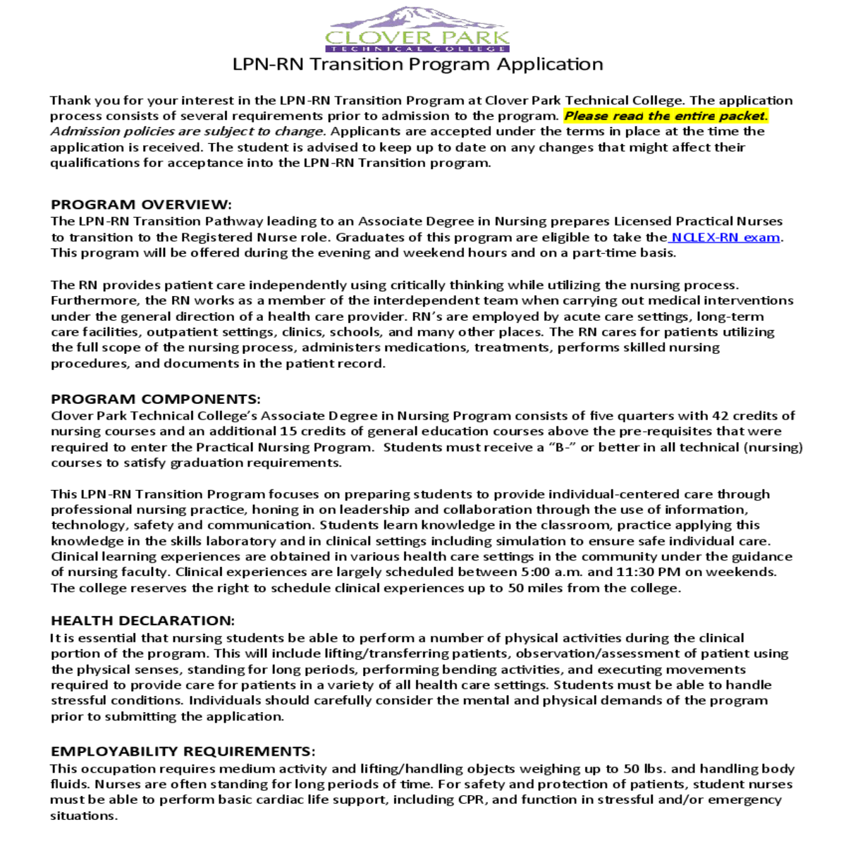 required prerequisites must be completed with an a