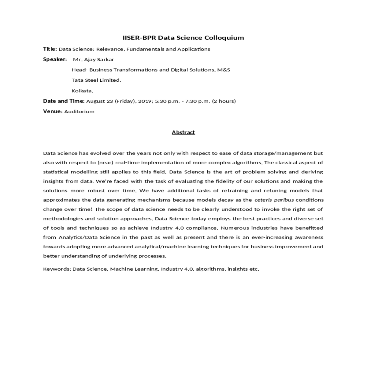 ajay sarkar head business transformations and digi