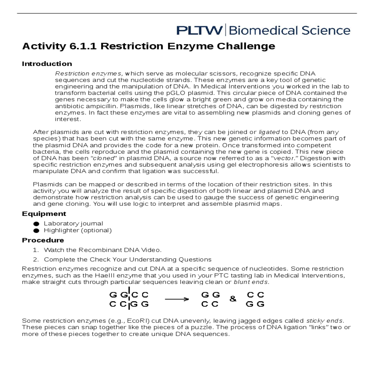 analyze the fictitious plasmid pltw shown below