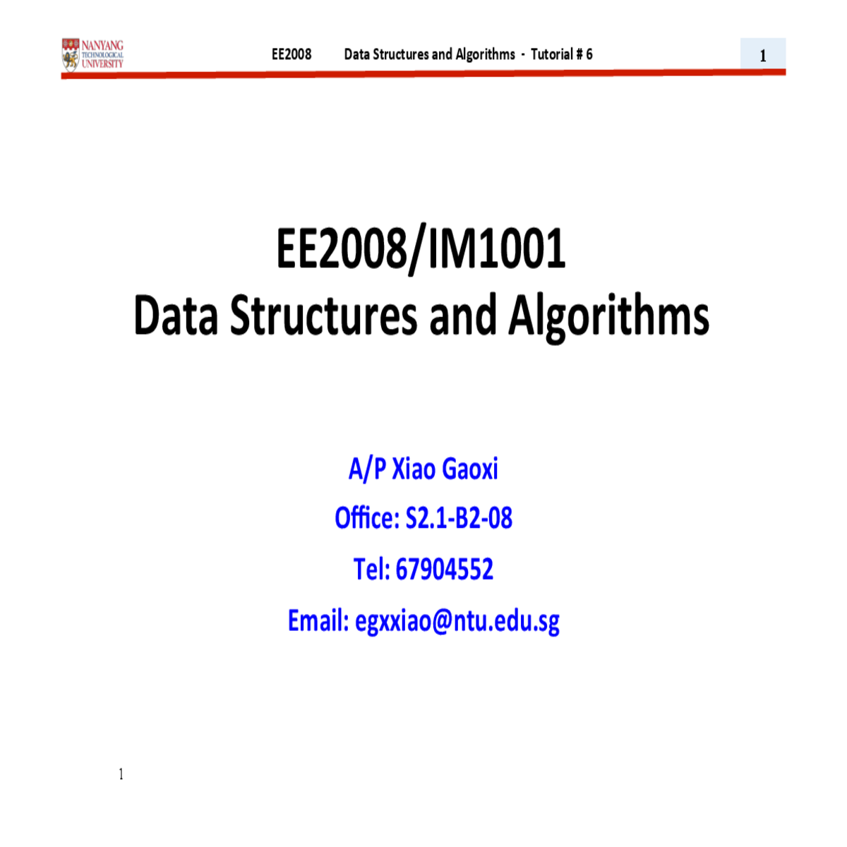 temp data structures and algorithms tutorial solu 