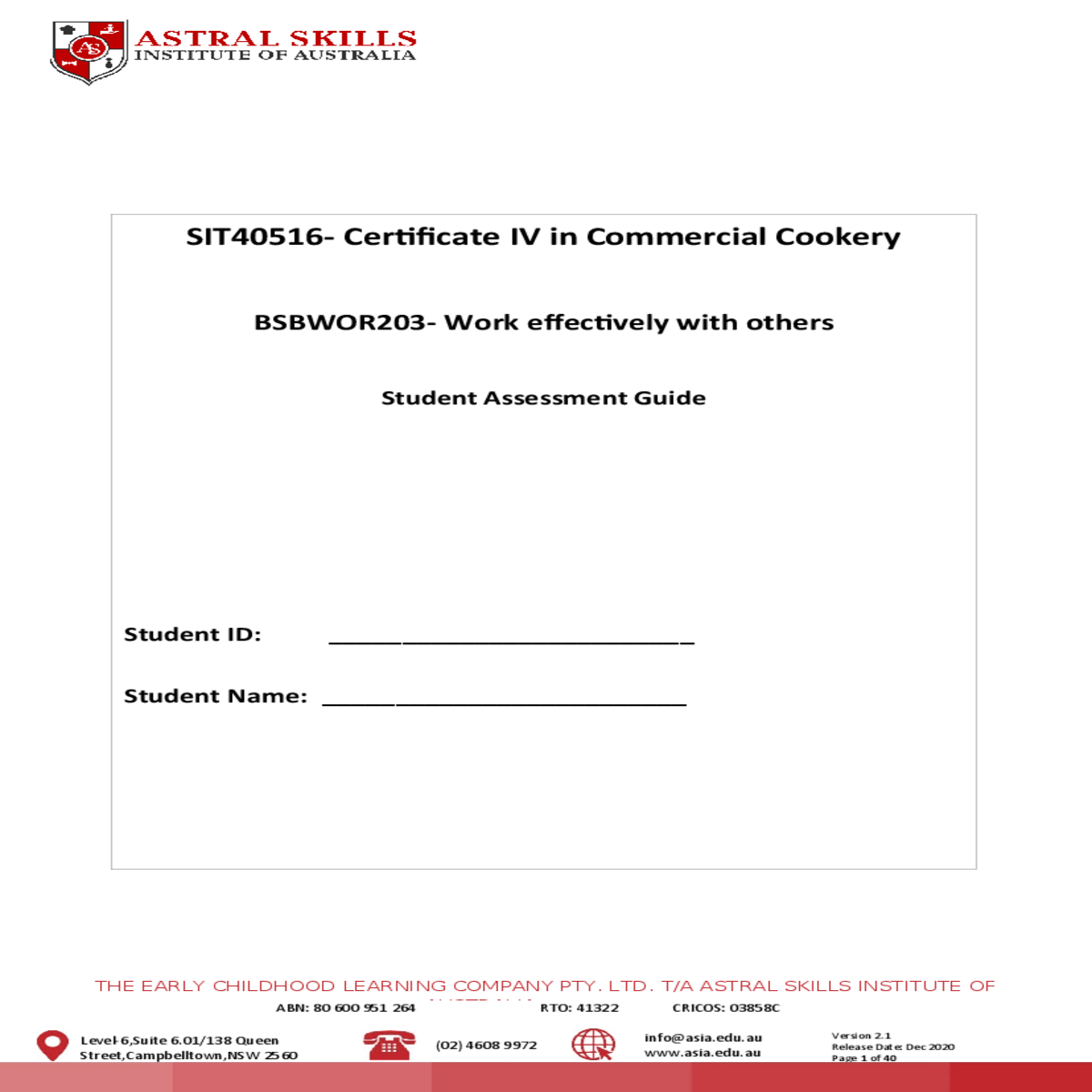 competency record summary sheet receipt formnote