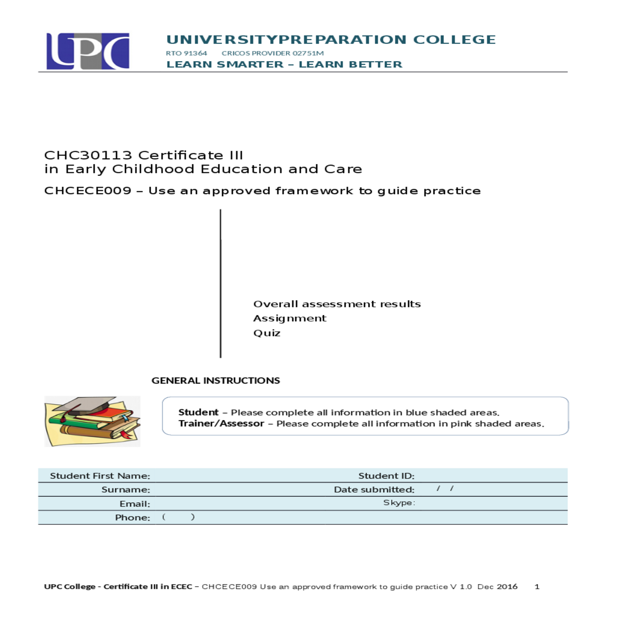 include the specific approved learning frameworks