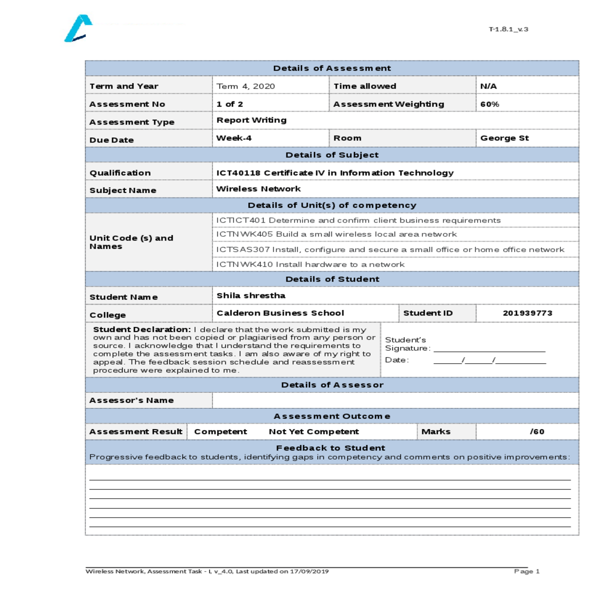 security threat detection and testingwireless netw
