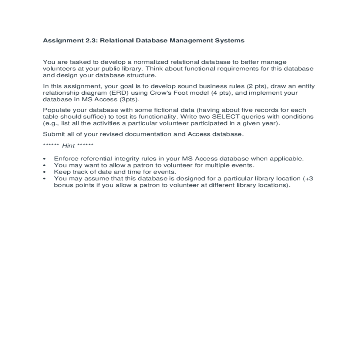 draw entity relationship diagram erd using crow fo