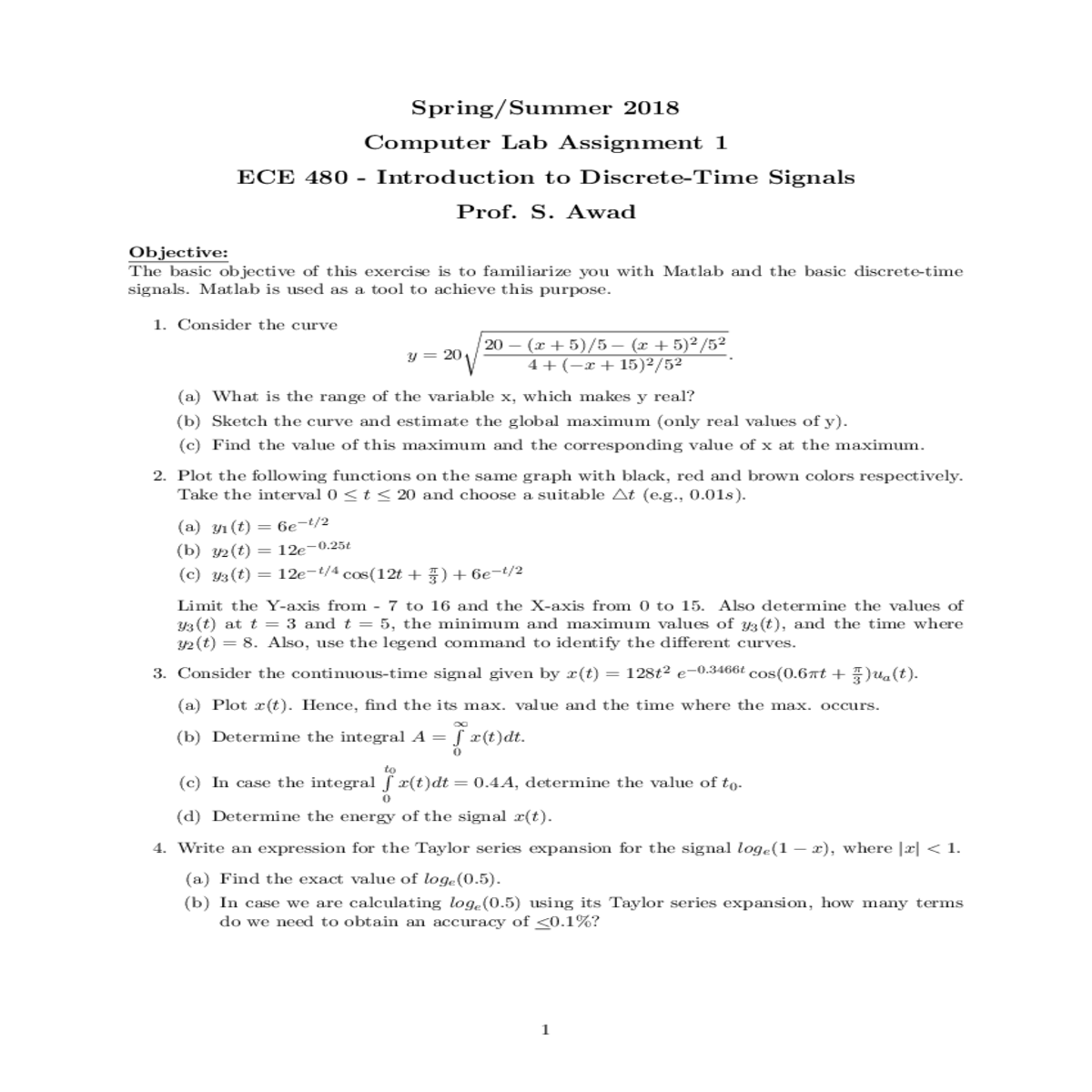 spring computer lab assignment ece introduction di