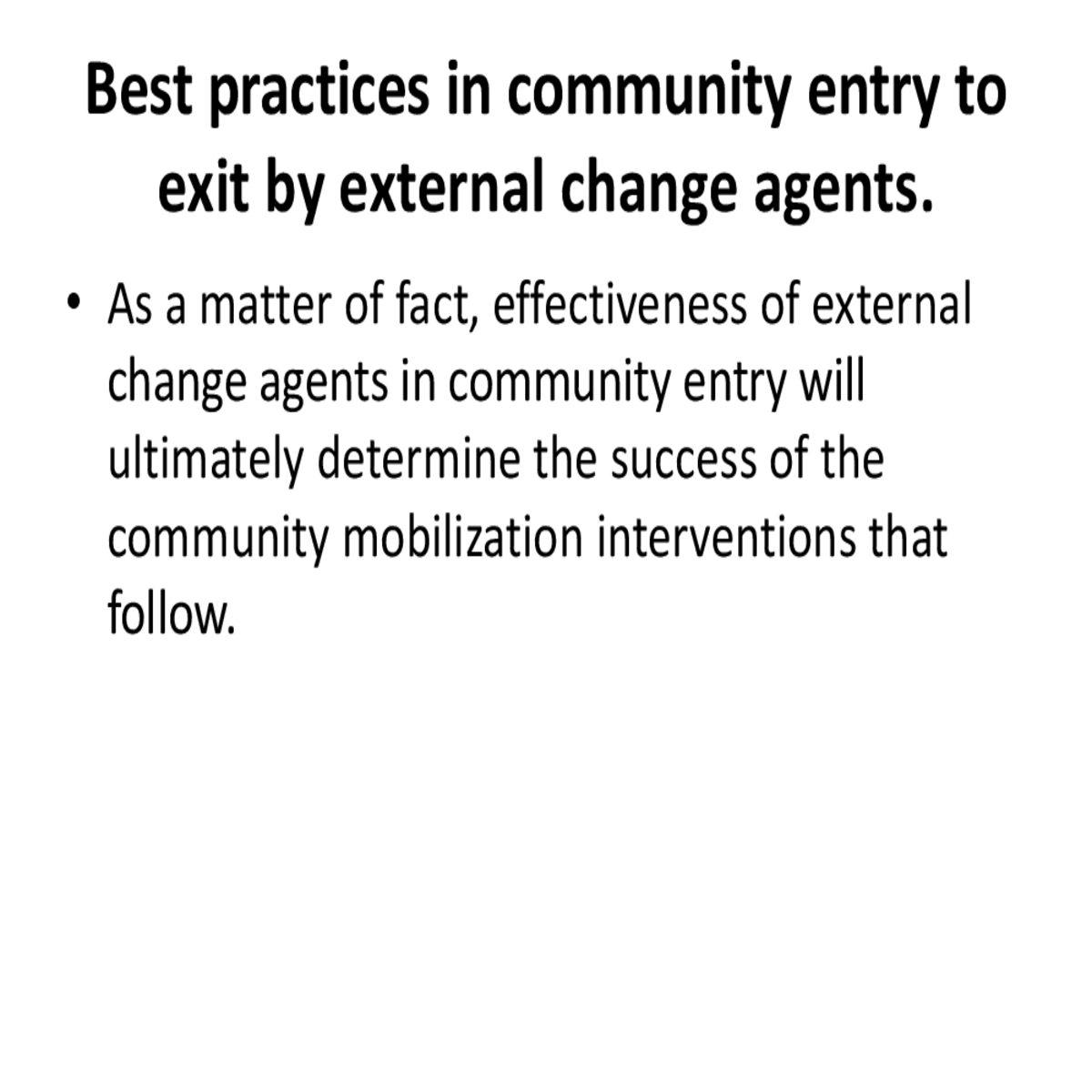 frozen community theory entry according this theor