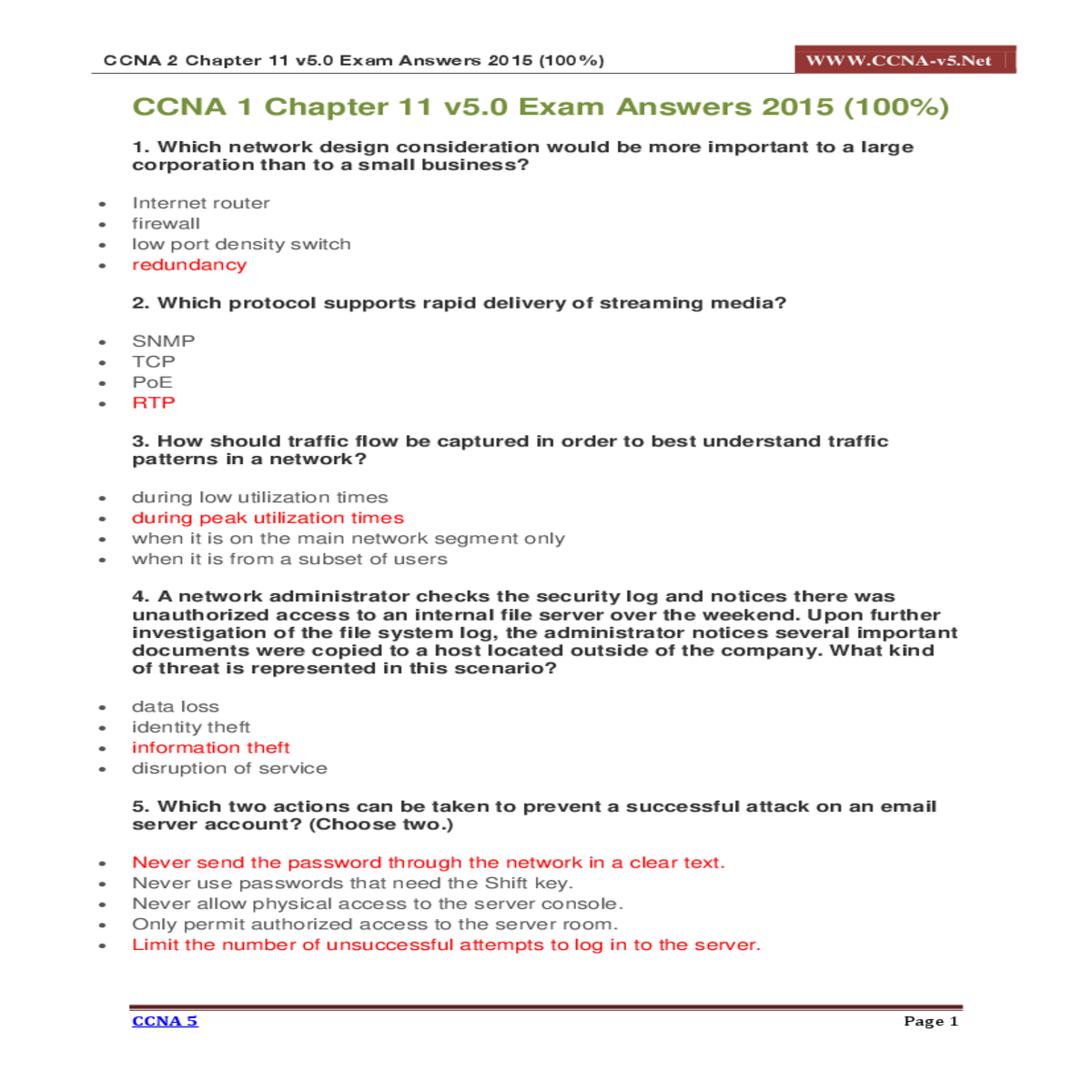 ccna chapter exam answers www netccna chapter exam