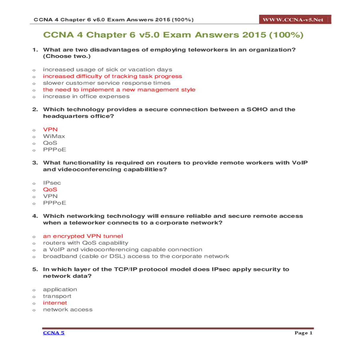 ccna chapter exam answers www netccna chapter exam