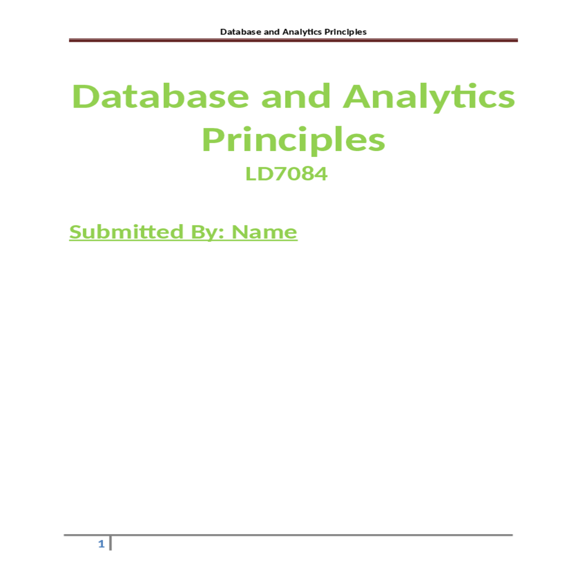 cast asdatetime and analytics principles