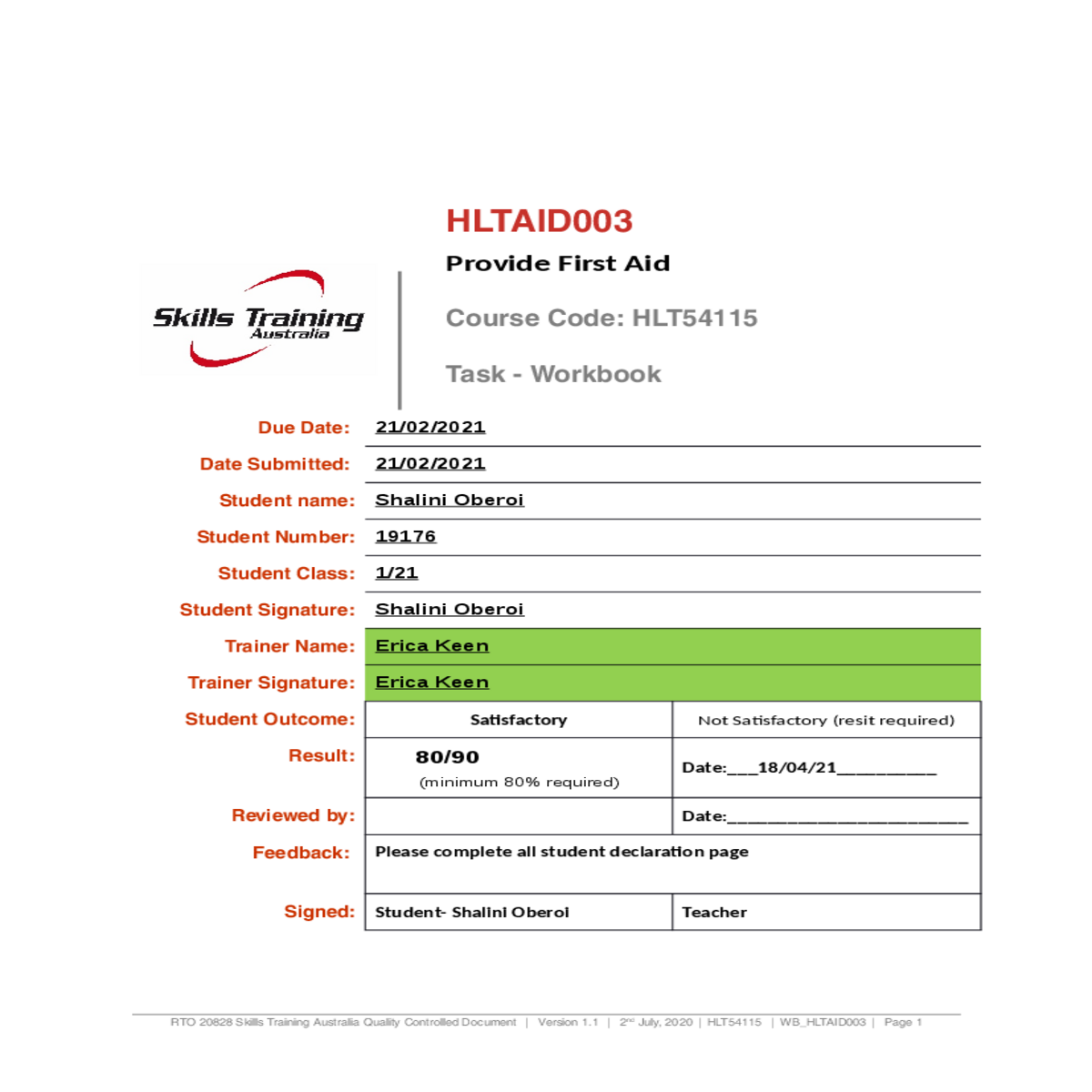 hlt page the drsabcd action plan detail danger