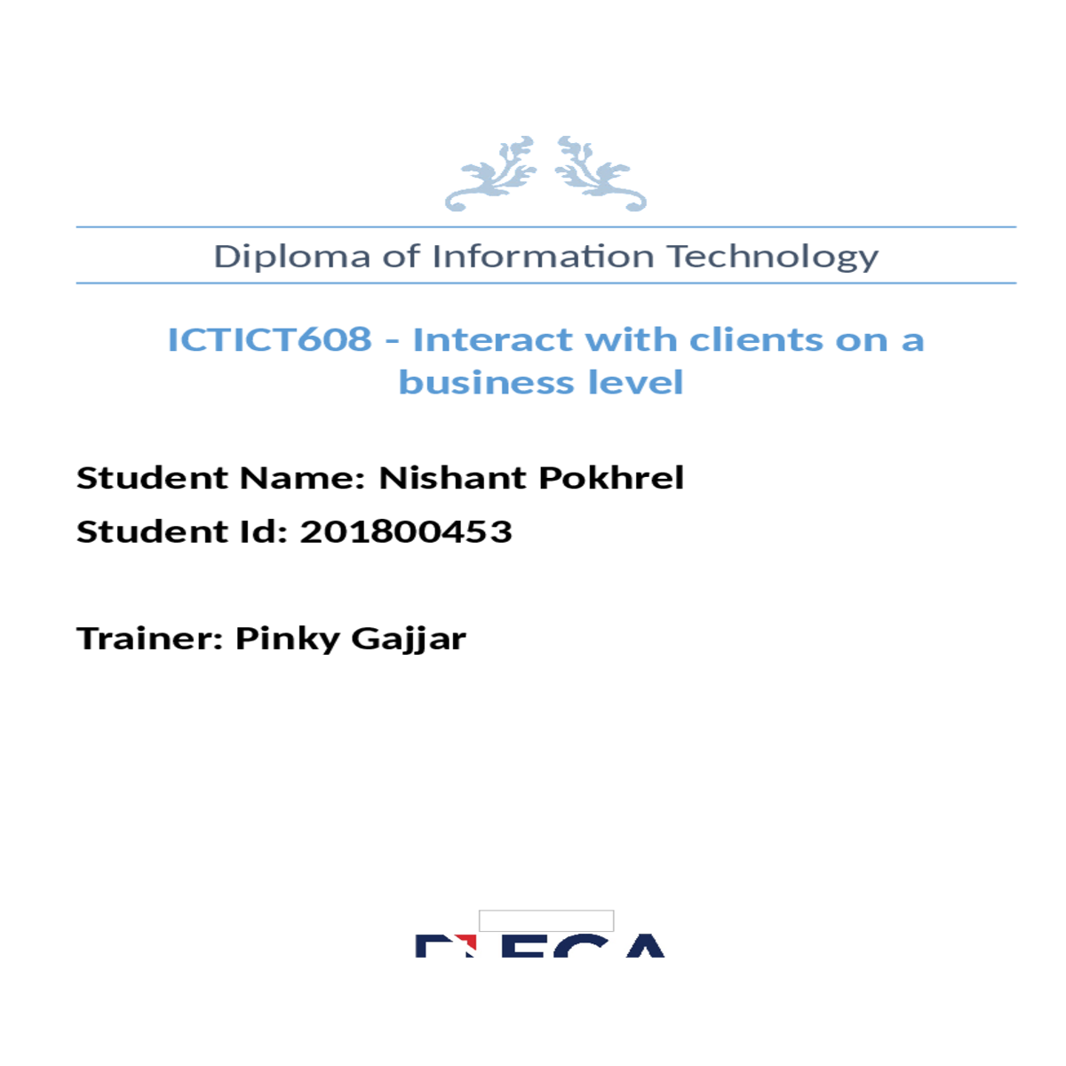 products and services provided the rto