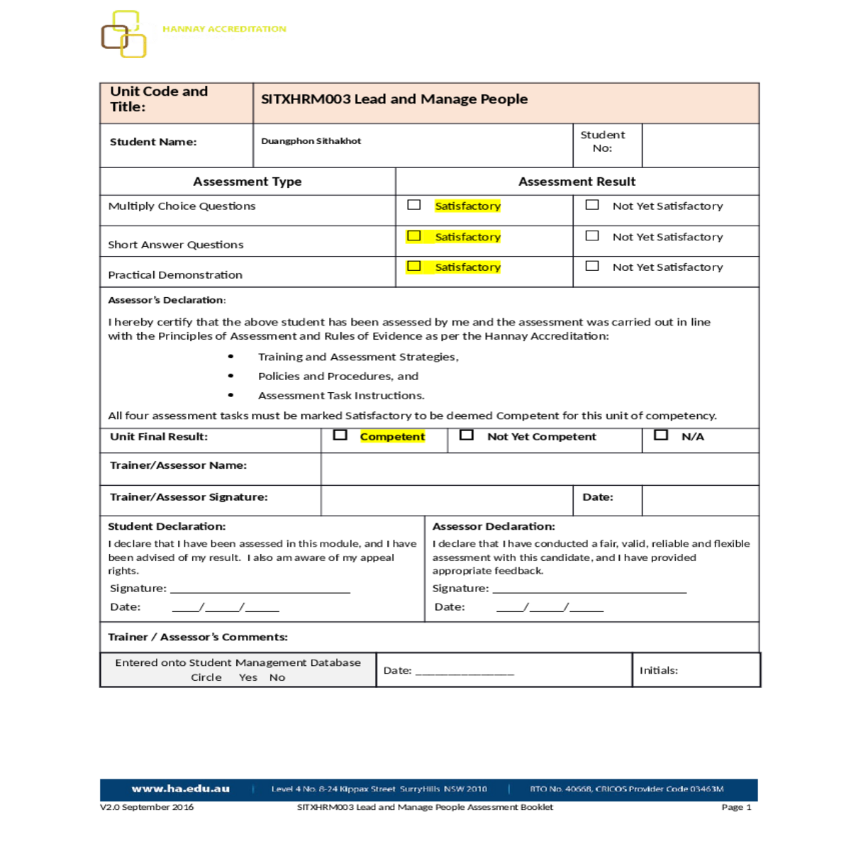 set definitive goals and follow concrete action pl