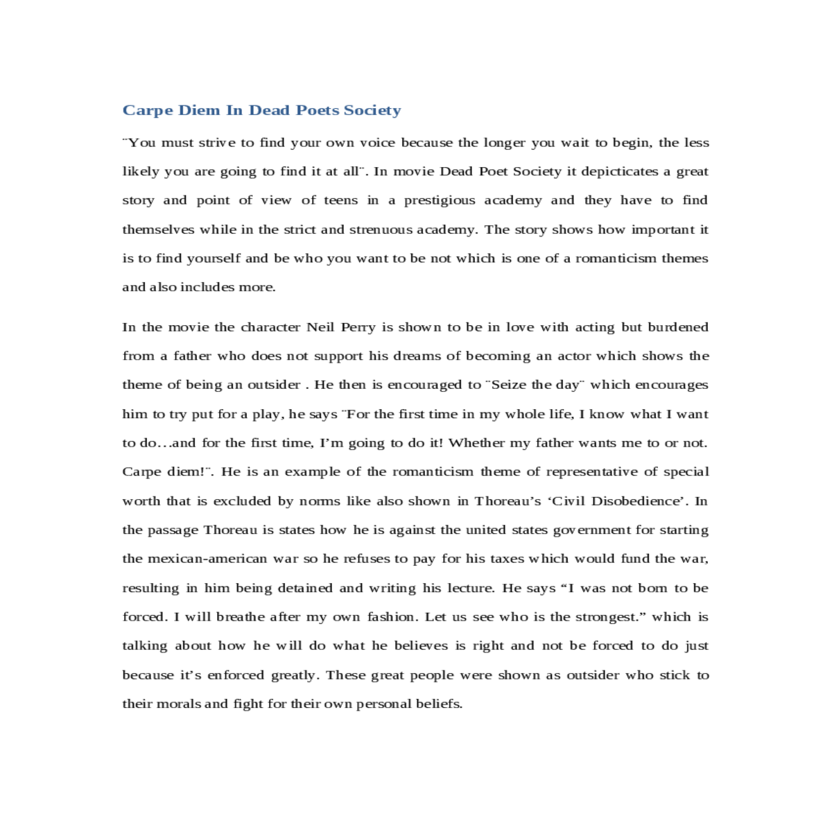walden thoreau challenges question common sense an
