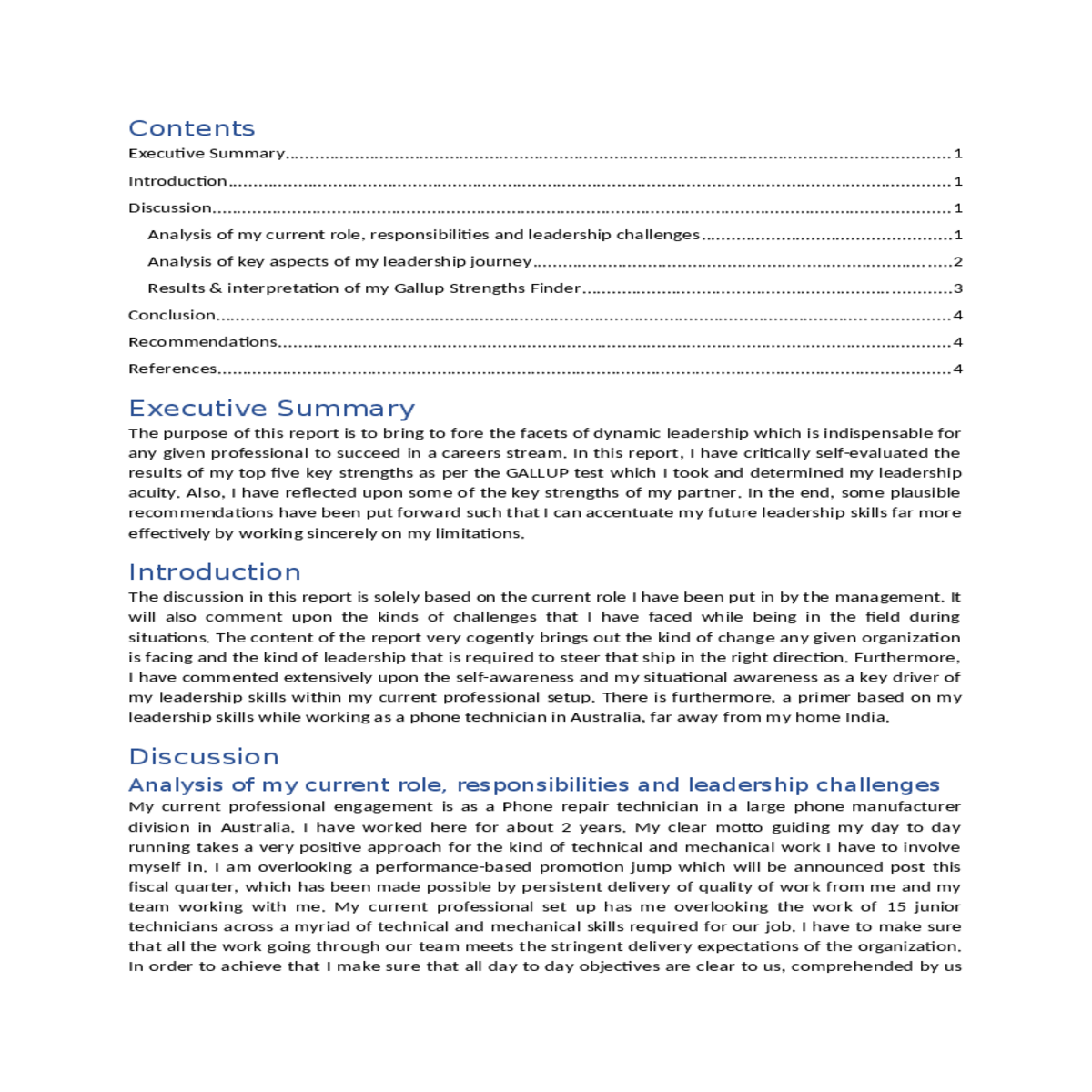 results  interpretation of my gallup strengths fin