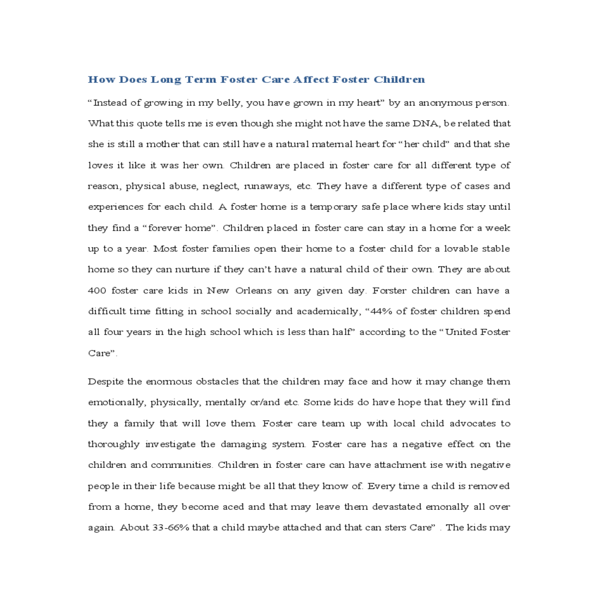 some home can offer emergency short term care for 