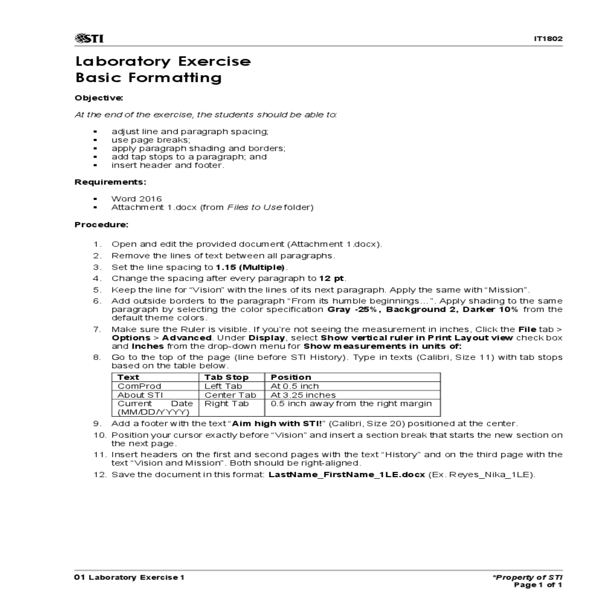 click the file tab options advanced