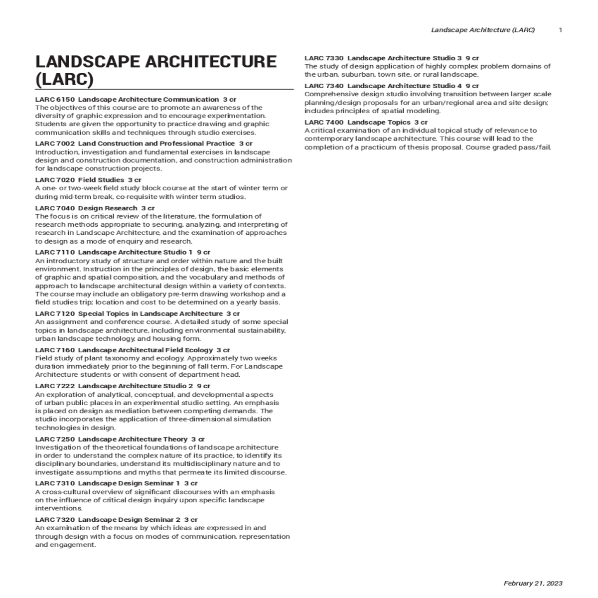 course graded pass and construction documentation