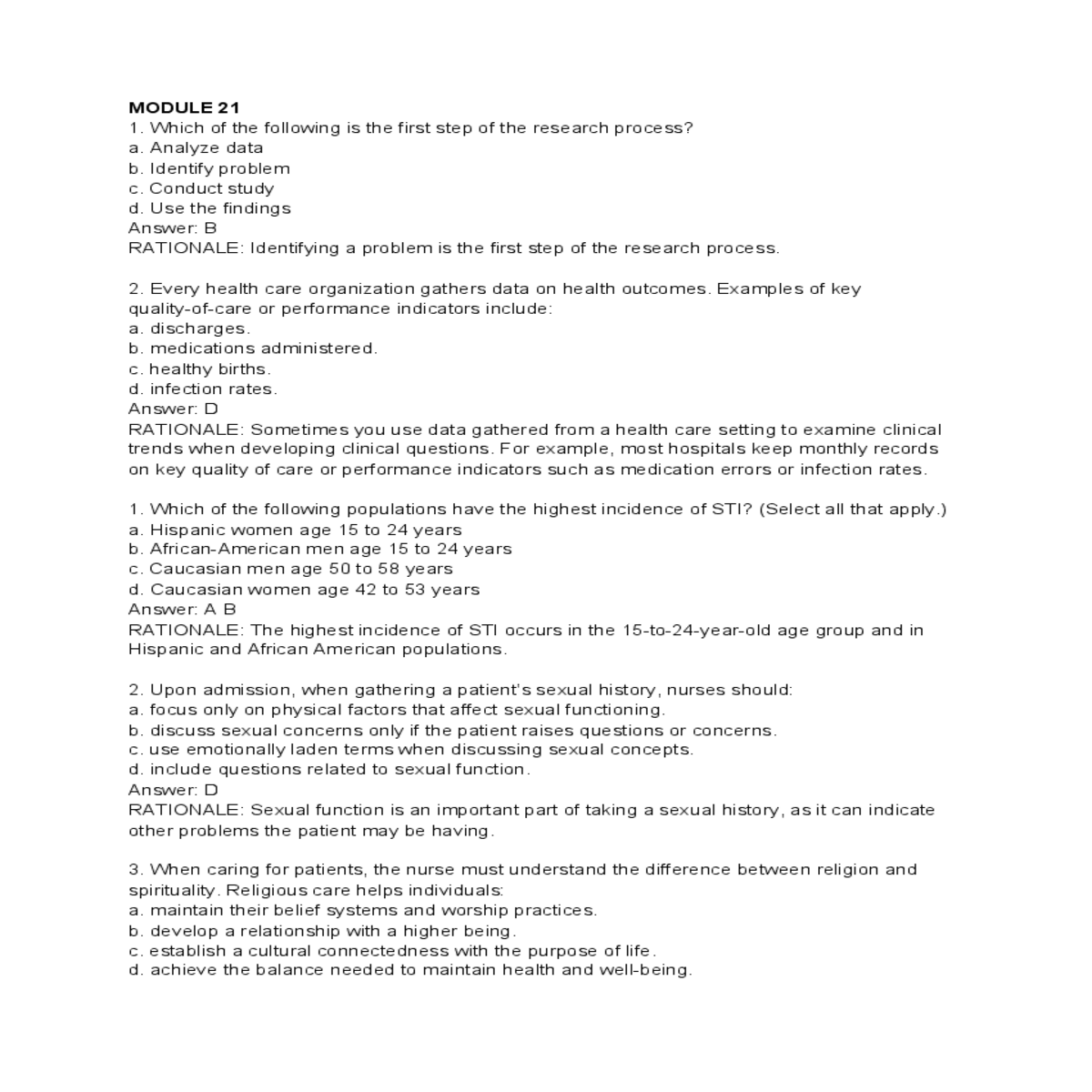 refer the patient the health care facility chaplai
