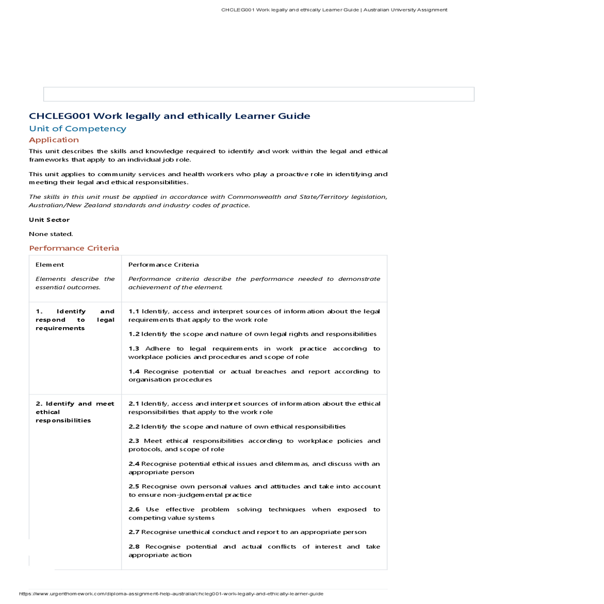 and scope role recognise potential ethical issues 