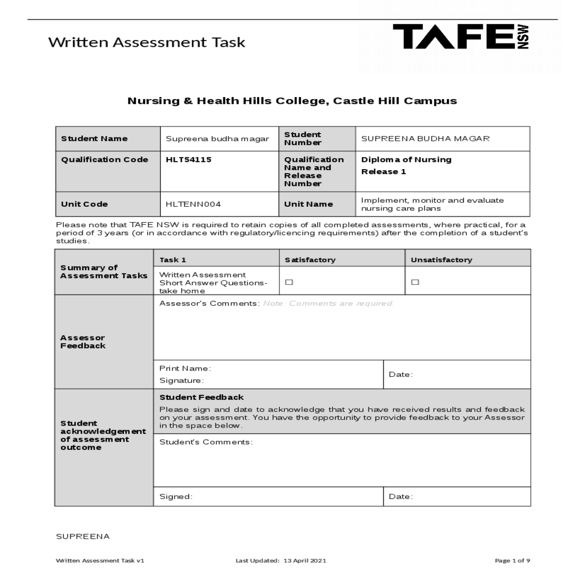 chart where all fluid input and output charted req