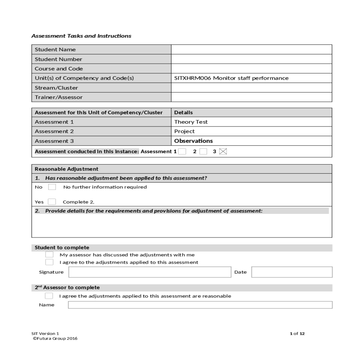 using the criteria and checklist you developed par