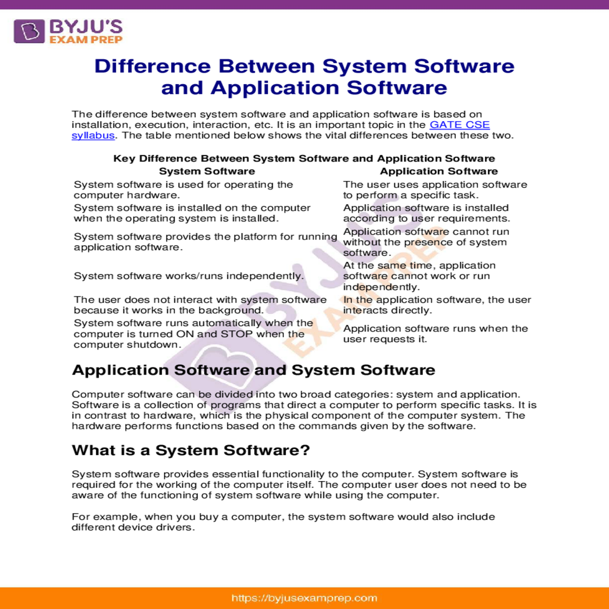 which the physical component the computer system