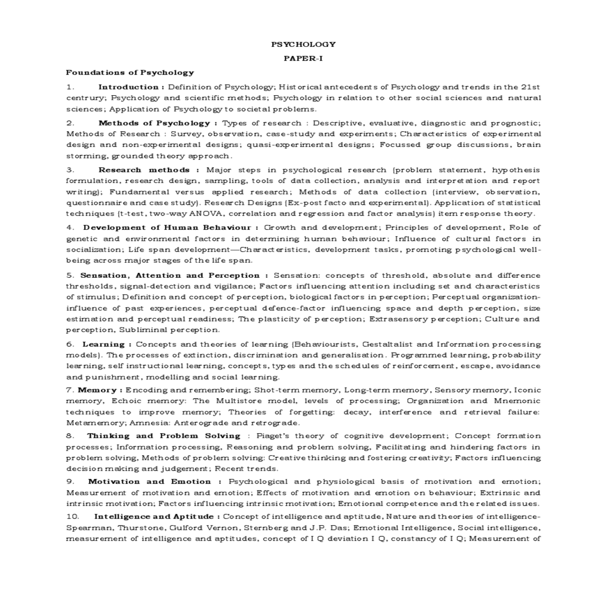 perceptual defencefactor influencing space and dep