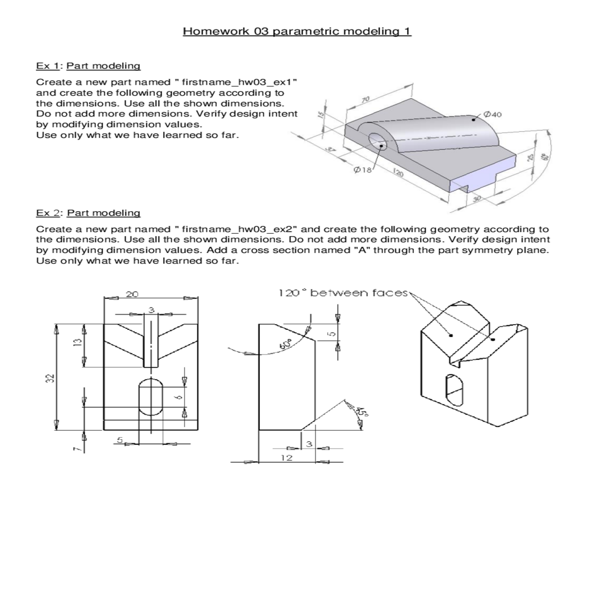 create the tetrahedron model with sketches