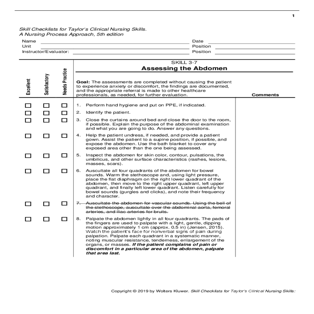 note the strength the pulse and grade with periphe