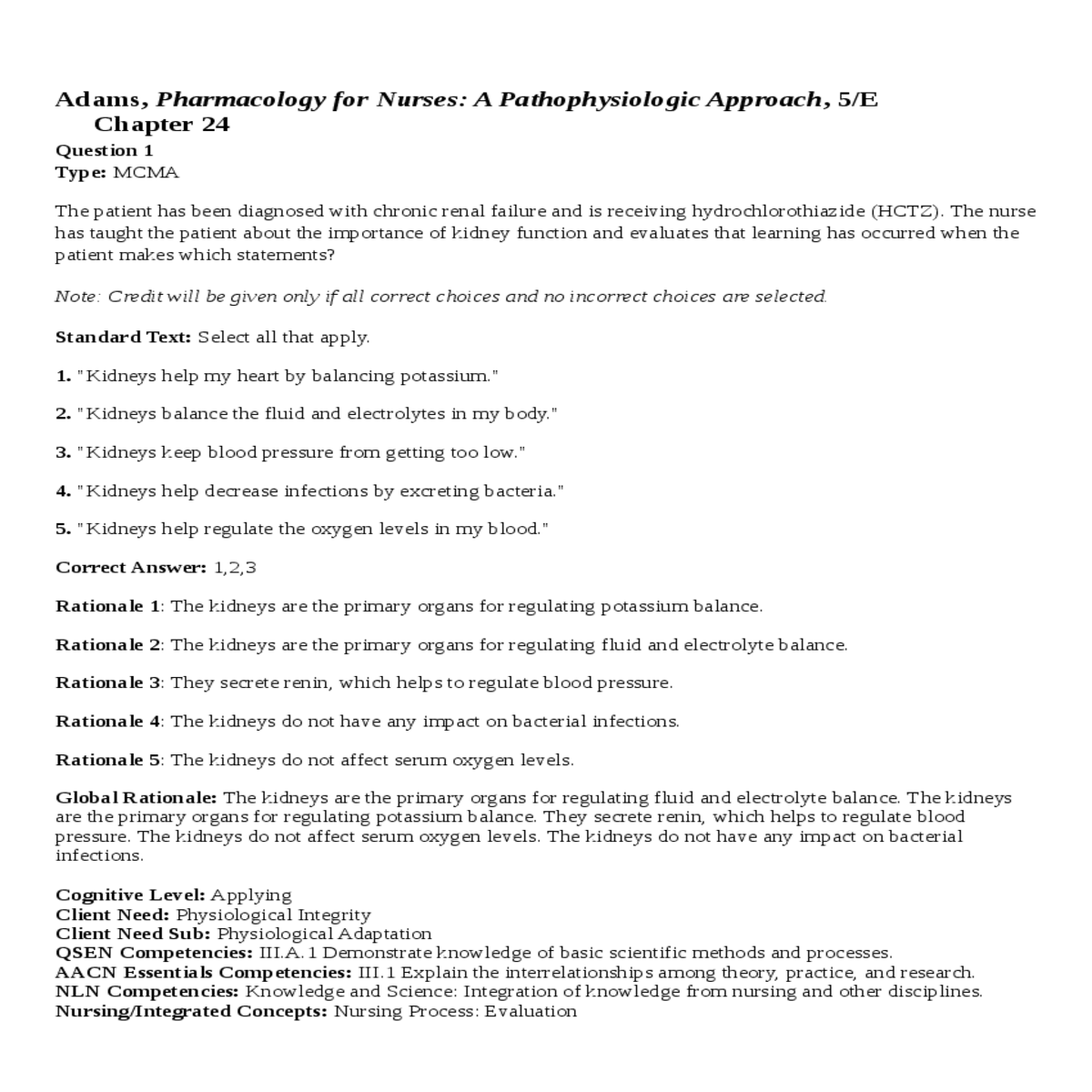 block sodium the distal and proximal loops