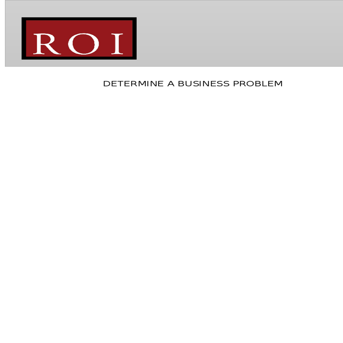 project background problem statement stakeholder a