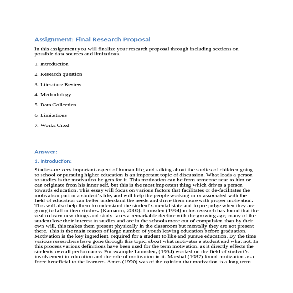 7 conclusion and recommendations