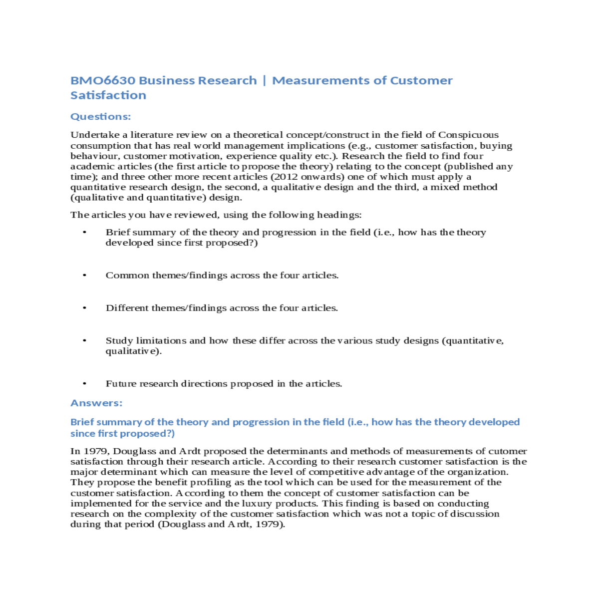study limitations and how these differ across the 