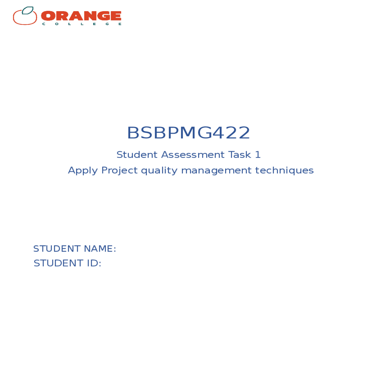 explain typical organisations policy for project q