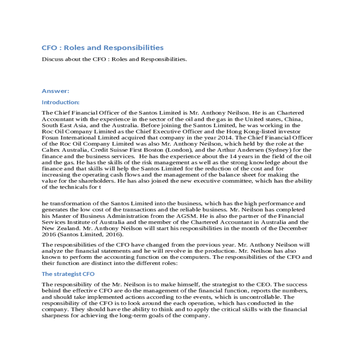 cfo  roles and responsibilities