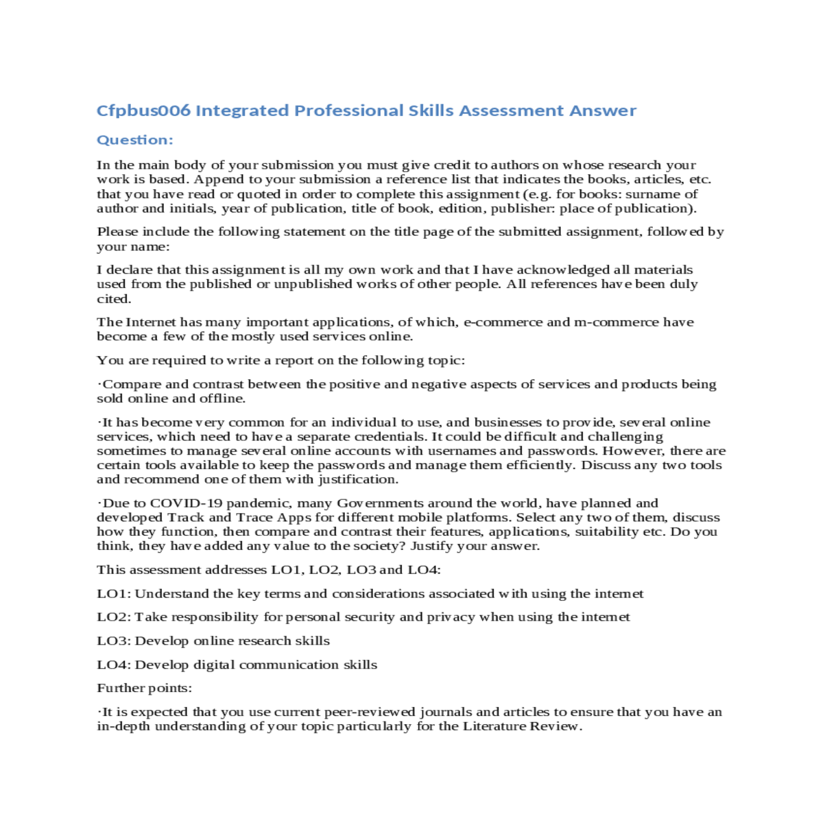 evaluate and apply standard methods