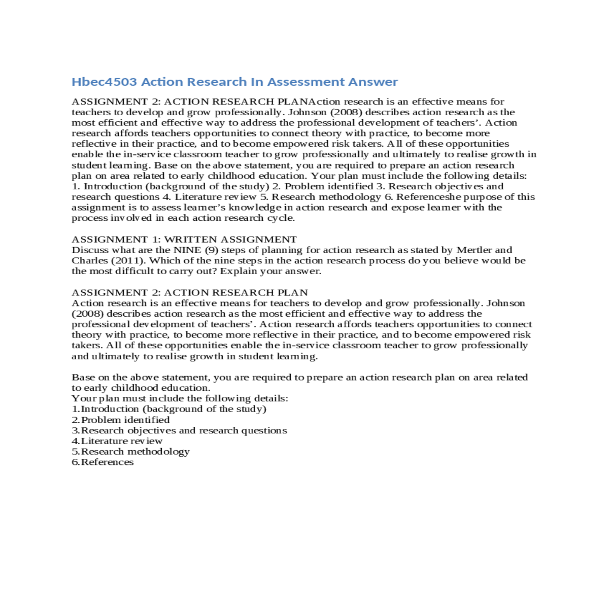 research objectives and research questions