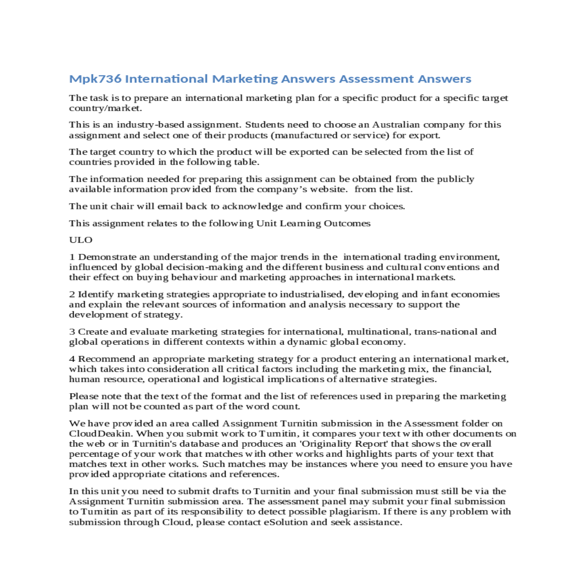 formal project plan for implementation of recommen