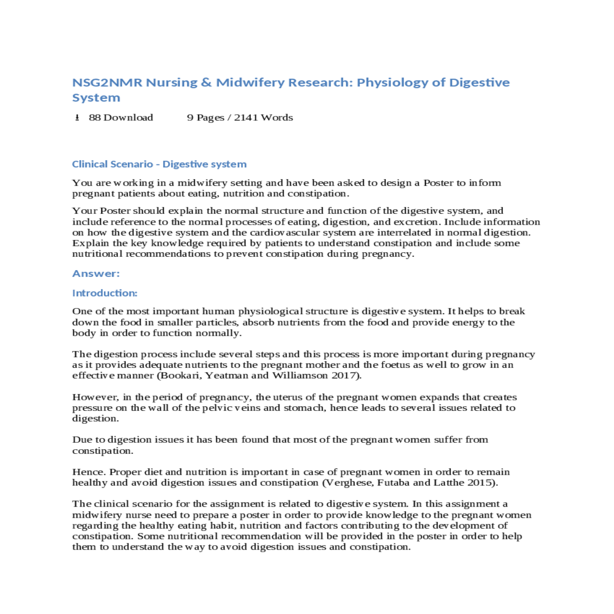 correlation of digestive system and cardiovascular