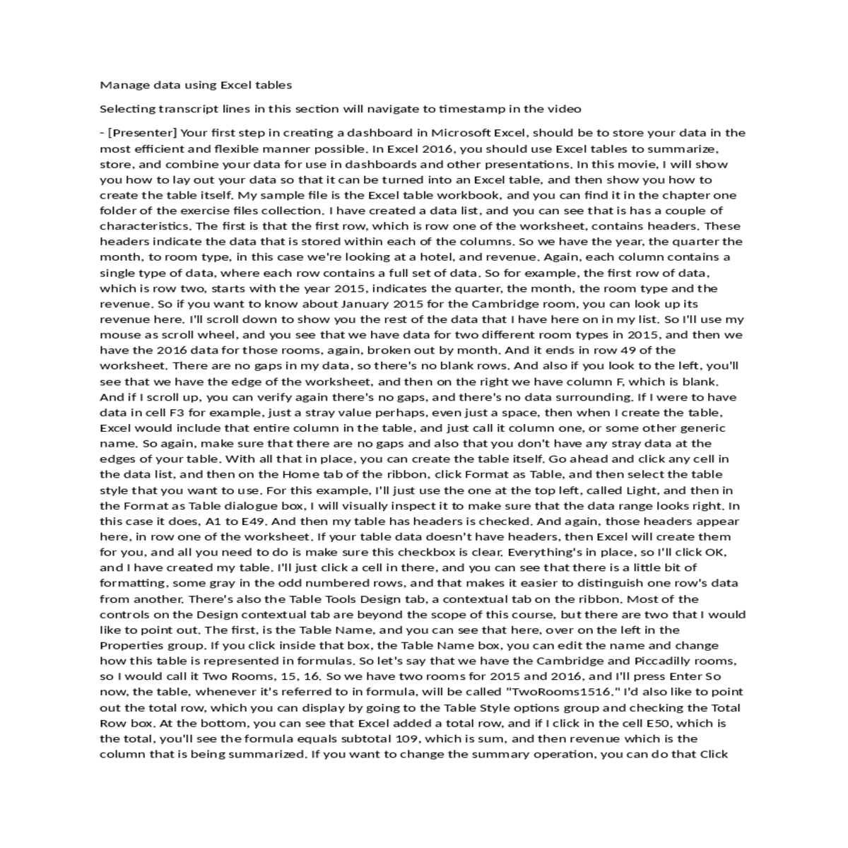 the cell reference the top left the pivot table